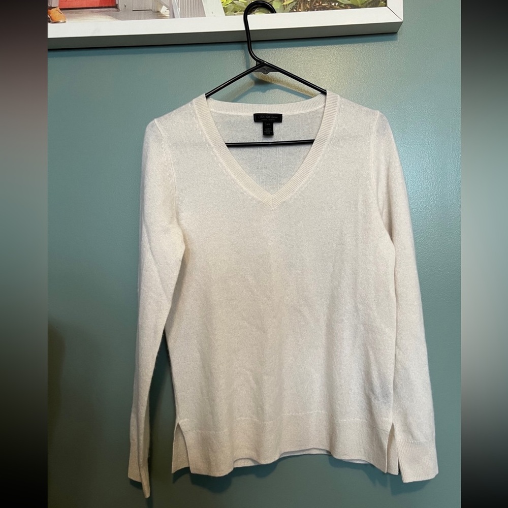 Saks fifth avenue cashmere cream sweater